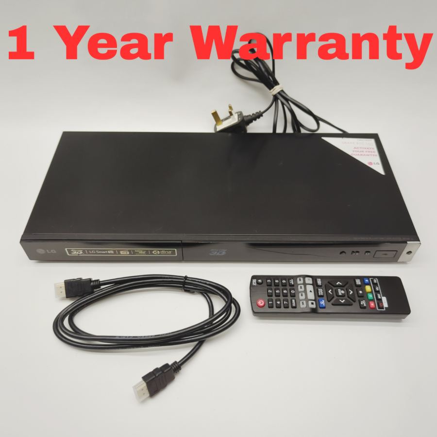 LG BP-420 Smart Blu-ray / DVD / CD 3D Disc Player HDMI CABLE W/ Remote