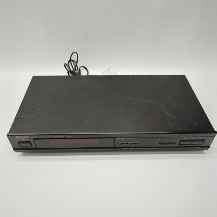DENON TU260L II Tuner - Black - No Remote Tested Working
