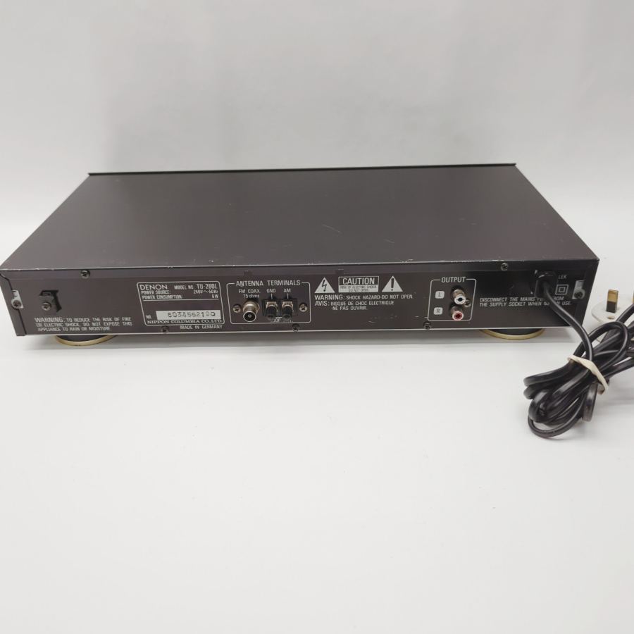 DENON TU260L II Tuner - Black - No Remote Tested Working – image 6