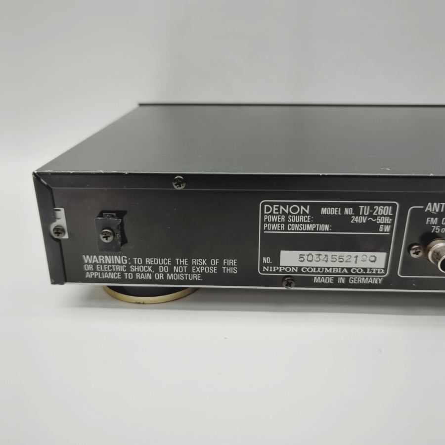 DENON TU260L II Tuner - Black - No Remote Tested Working – image 7