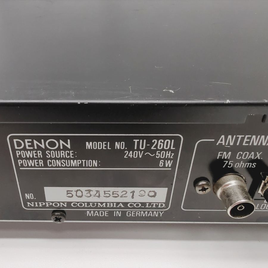 DENON TU260L II Tuner - Black - No Remote Tested Working – image 9