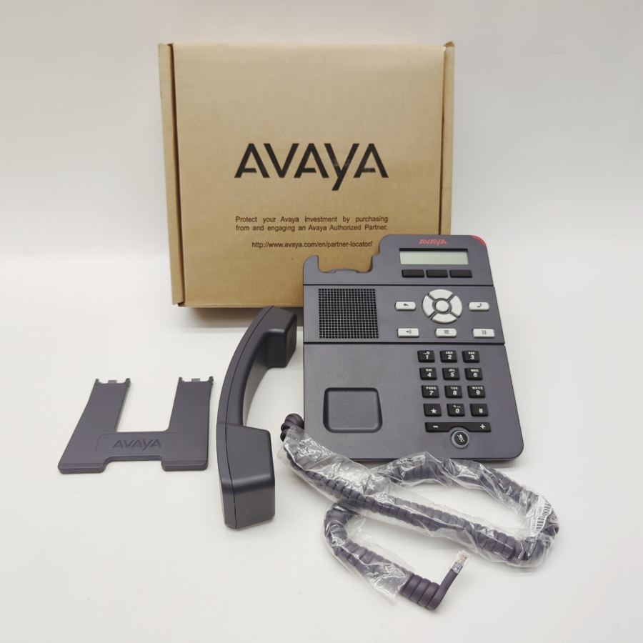 Avaya J129 Single Line SIP Phone - Wired handset LCD 1 line - Opened New Unused