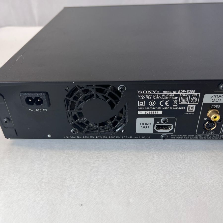 Representative photograph of the same model: Sony BDP-S300 Blu-ray & DVD Player HDMI Full HD 1080p Tested with Remote – image 10