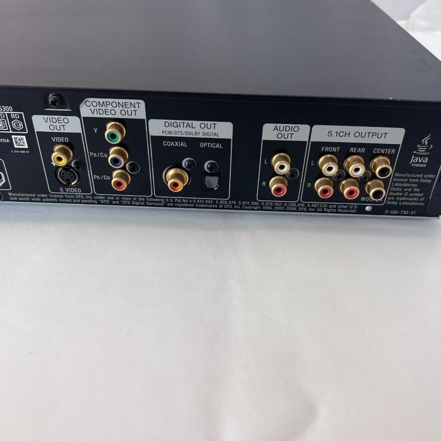 Representative photograph of the same model: Sony BDP-S300 Blu-ray & DVD Player HDMI Full HD 1080p Tested with Remote – image 12