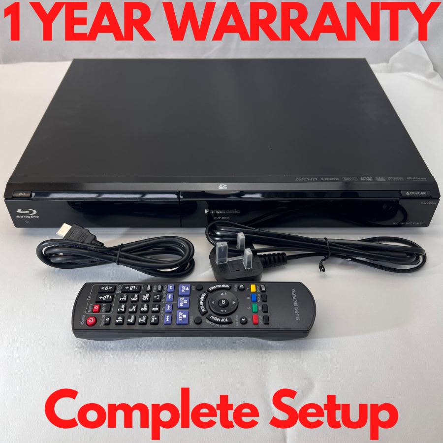 Panasonic DMP-BD30 Blu-Ray DVD 5.1 decoder Disc Player HDMI Remote Working
