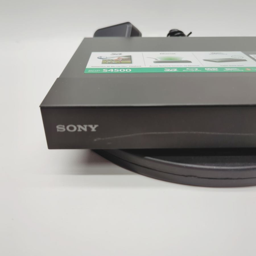 Representative photograph of the same model: Sony BDP-S4500 Wired HDMI USB Ethernet 3D Blu-Ray Disc / DVD Player - Black – image 4