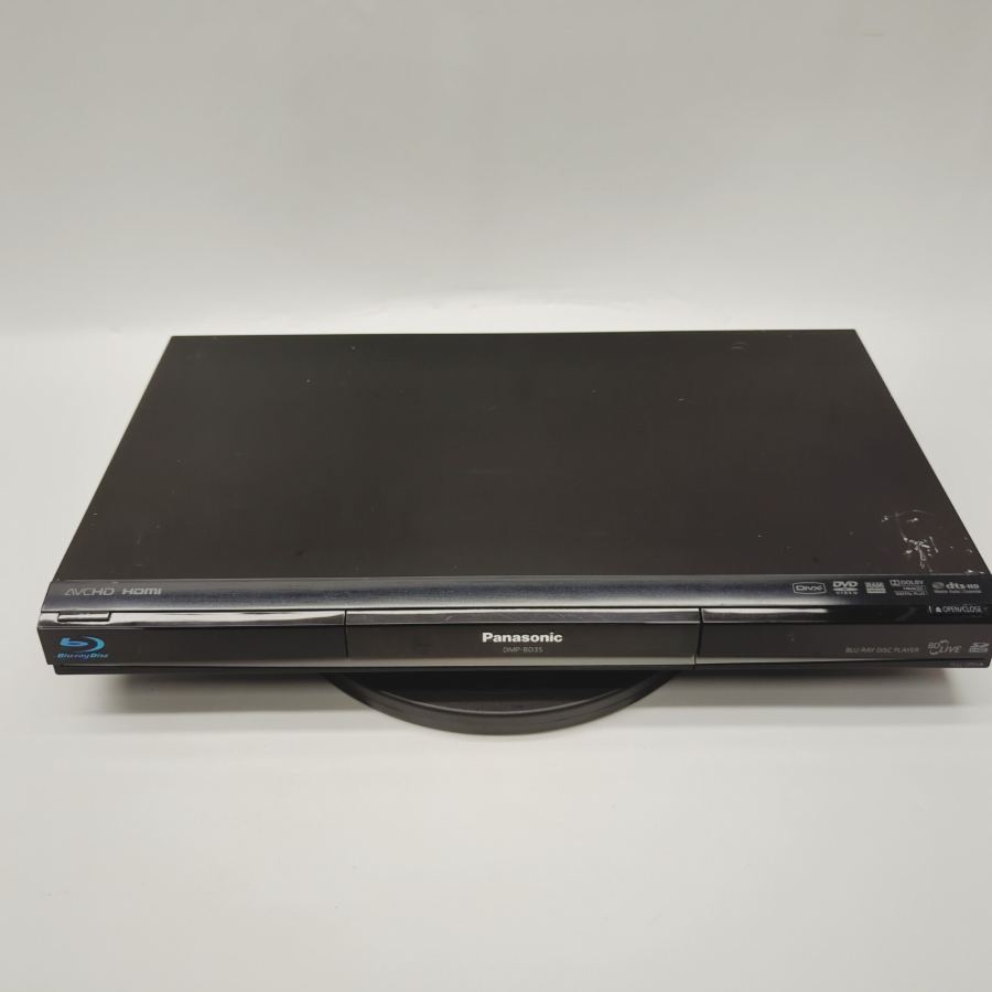 Representative photograph of the same model: PANASONIC DMP-BD35 Dolby Digital HDMI Ethernet Blu-Ray Disc DVD Player - Black – image 3
