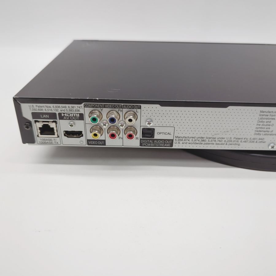 Representative photograph of the same model: PANASONIC DMP-BD35 Dolby Digital HDMI Ethernet Blu-Ray Disc DVD Player - Black – image 6
