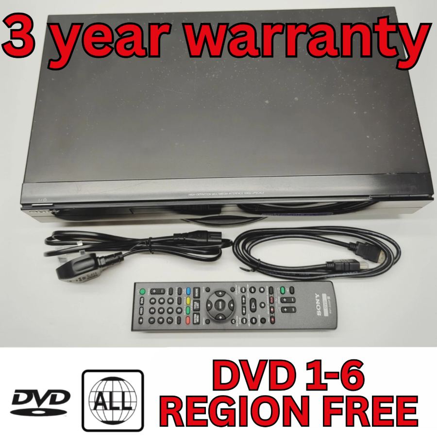 Representative photograph of Sony RDR-DC200 DVD Recorder 250 GB HDMI S-Video 1080P HD Black Free Region