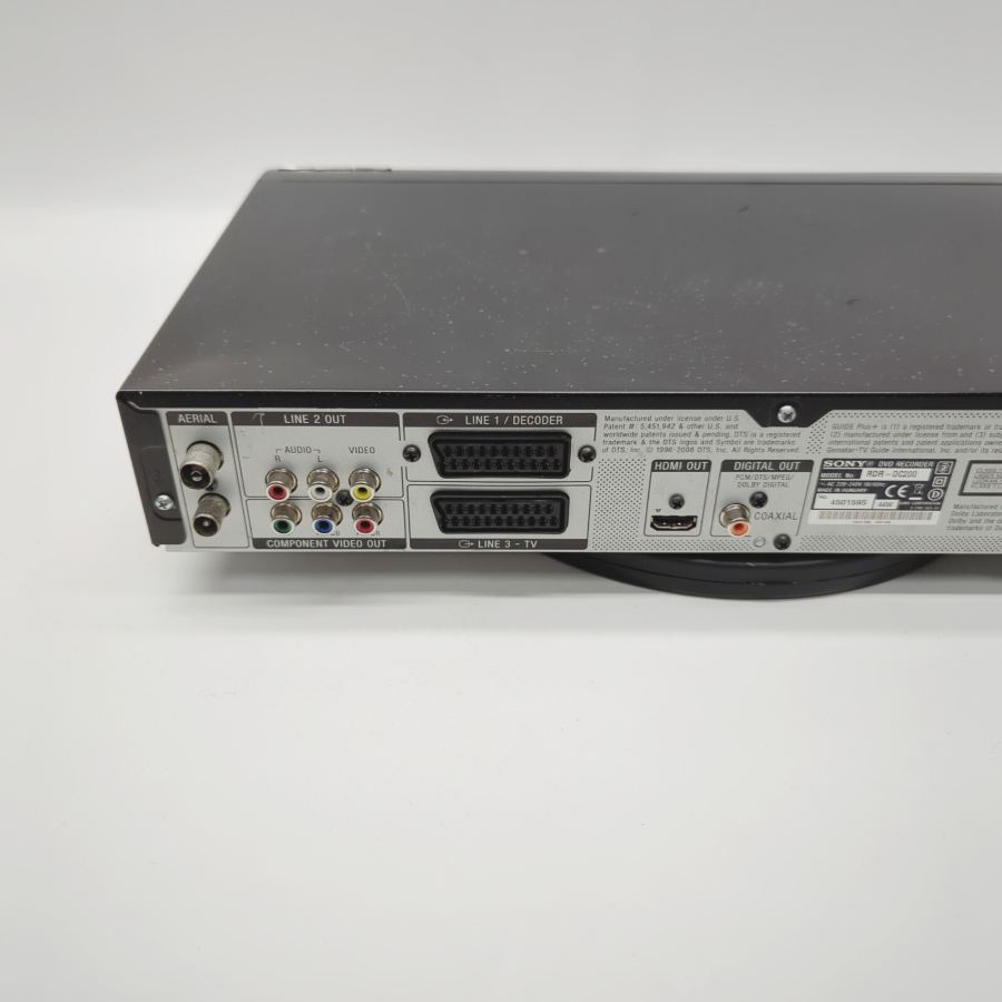 Representative photograph of the same model: Sony RDR-DC200 DVD Recorder 250 GB HDMI S-Video 1080P HD Black Free Region – image 8