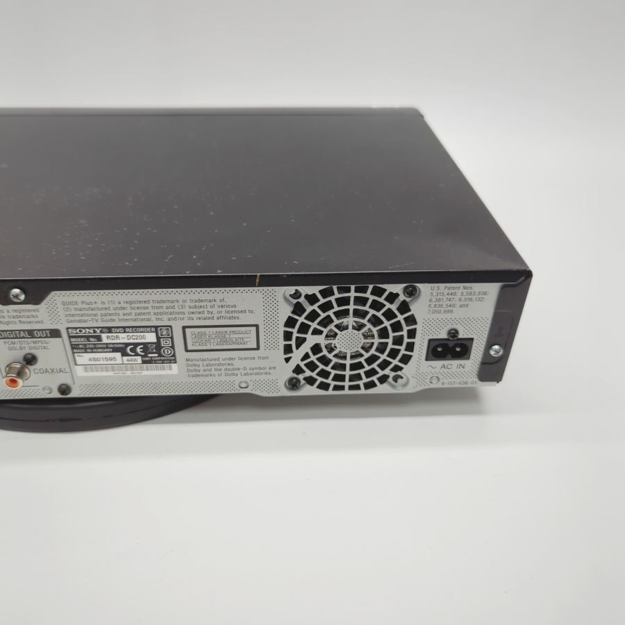 Representative photograph of the same model: Sony RDR-DC200 DVD Recorder 250 GB HDMI S-Video 1080P HD Black Free Region – image 9