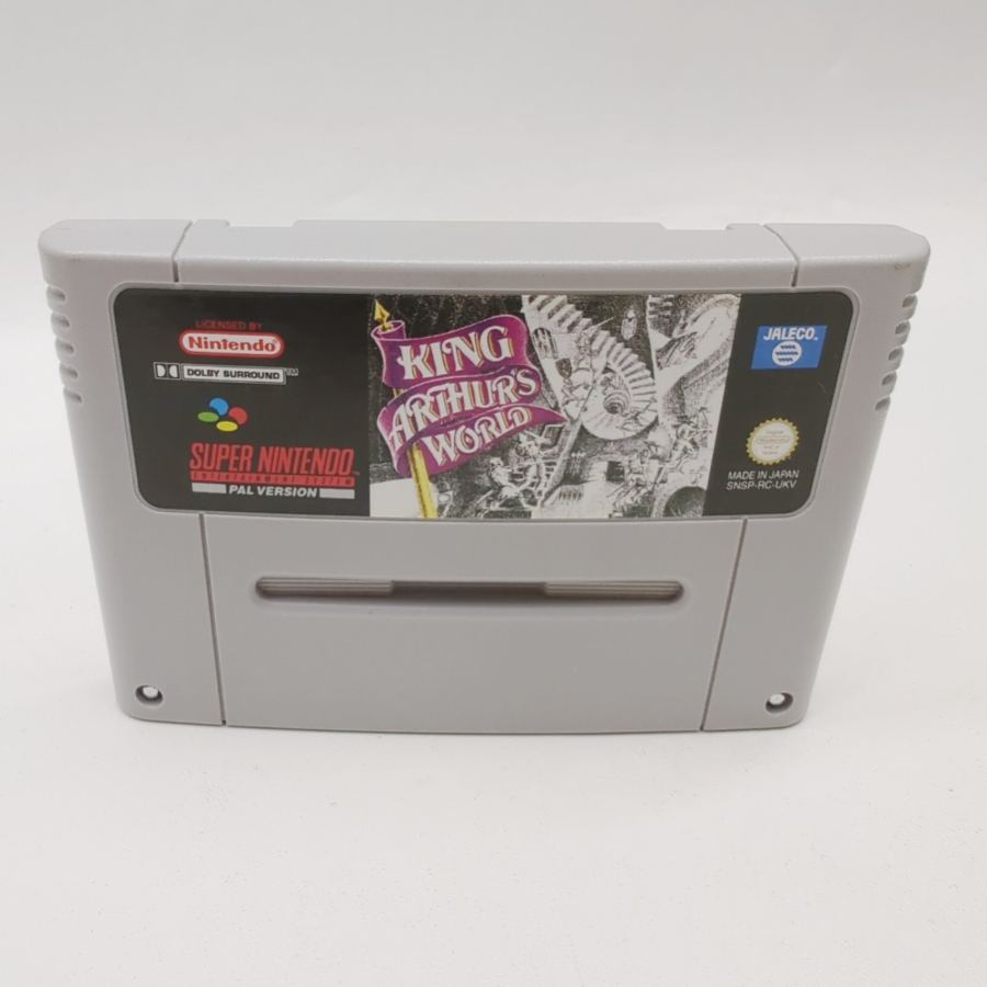 ORIGINAL BOX King Arthur's World for Super Nintendo SNES PAL WITH MANUAL – image 4
