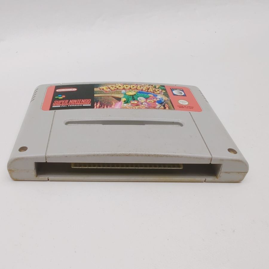 SNES Super Nintendo Troddlers ORIGINAL BOX AND MANUAL – image 3