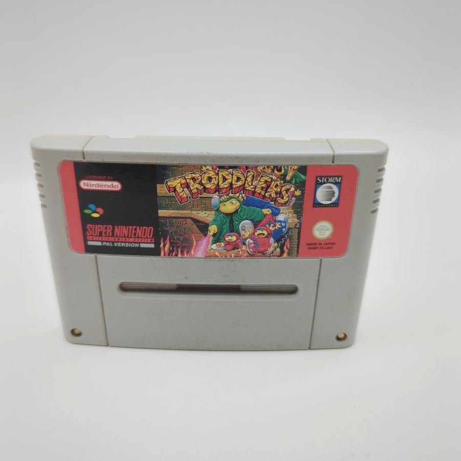SNES Super Nintendo Troddlers ORIGINAL BOX AND MANUAL – image 5