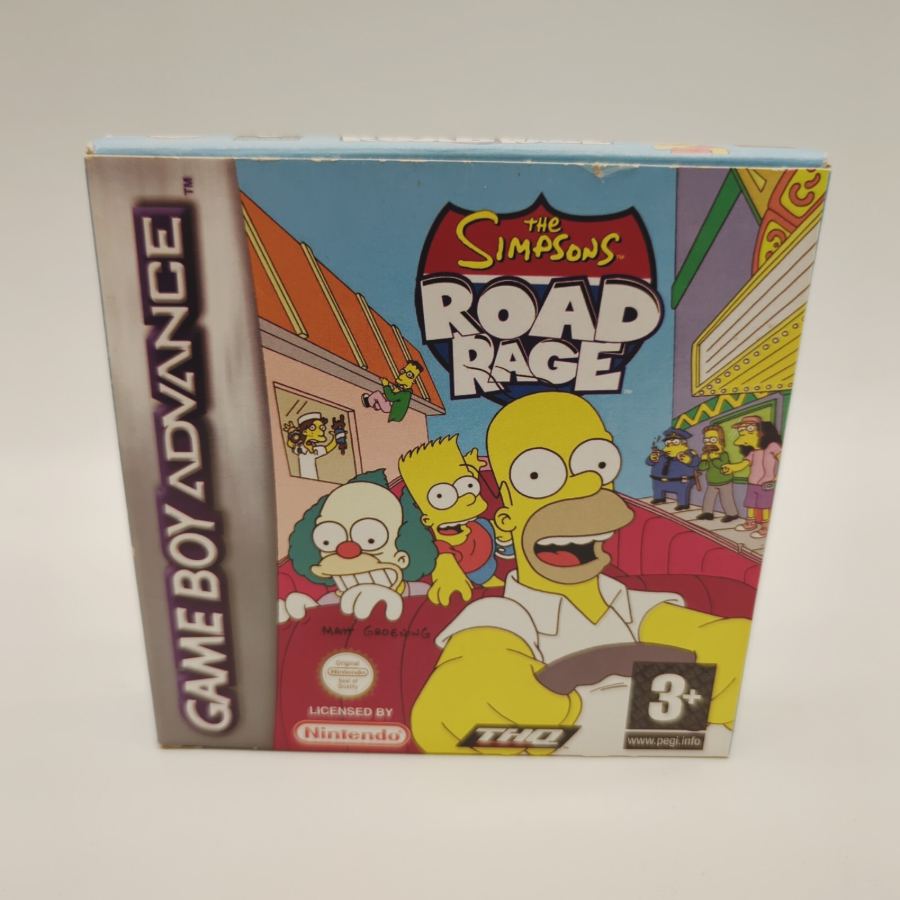 Boxed + manual The Simpsons Road Rage - Nintendo Gameboy Advance GBA - PAL CIB – image 3