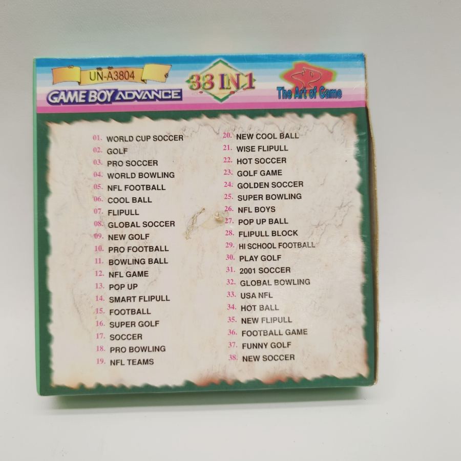 38 In 1 Nintendo Game Boy Advance GAME CARTRIDGE IN ORIGINAL BOX – image 3