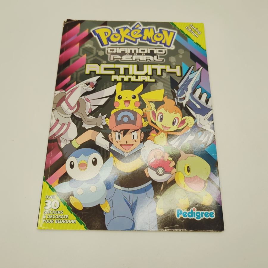 Pokemon Diamond & Pearl Activity Annual Spring 2008 No Stickers