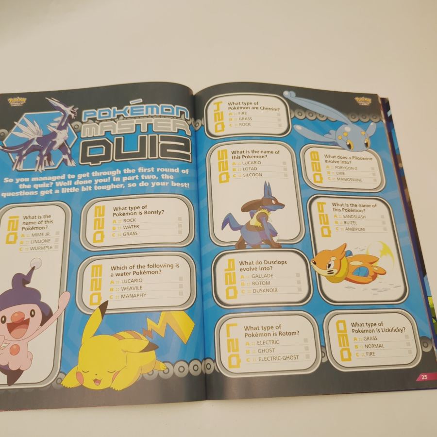 Pokemon Diamond & Pearl Activity Annual Spring 2008 No Stickers – image 2