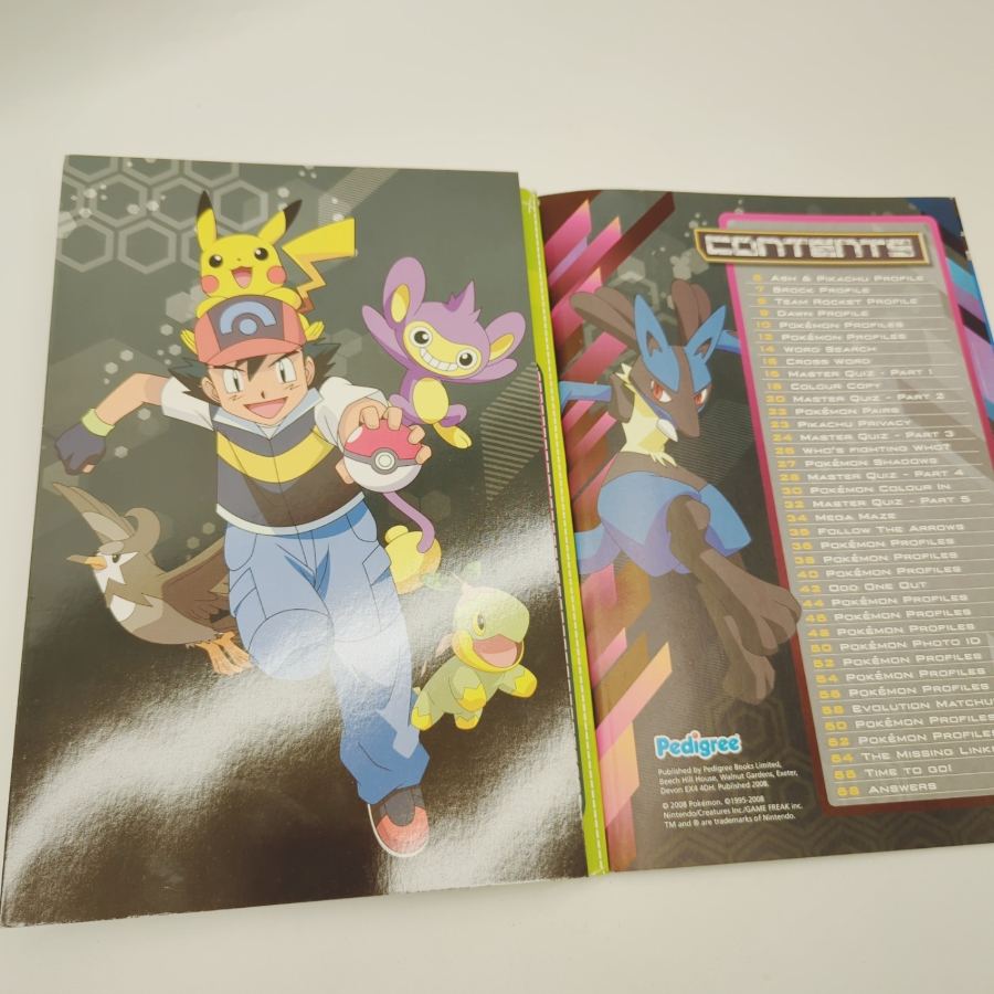 Pokemon Diamond & Pearl Activity Annual Spring 2008 No Stickers – image 3