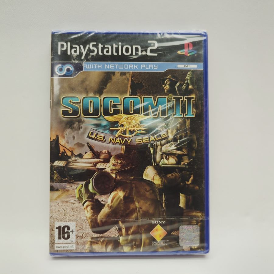 *NEW & SEALED* SOCOM II: U.S. Navy SEALS (Sony PlayStation 2, 2003) - PAL - PS2
