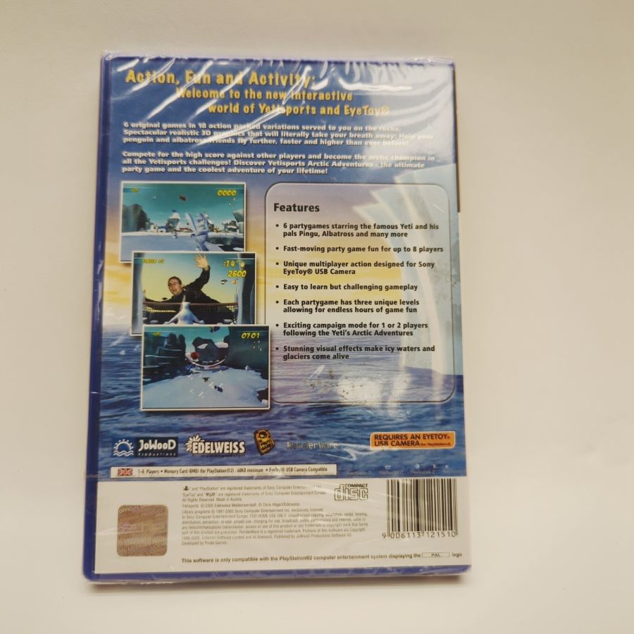 *NEW & SEALED* Yeti Sports Arctic Adventures (PS2/Eye Toy) - Game - SONY – image 2