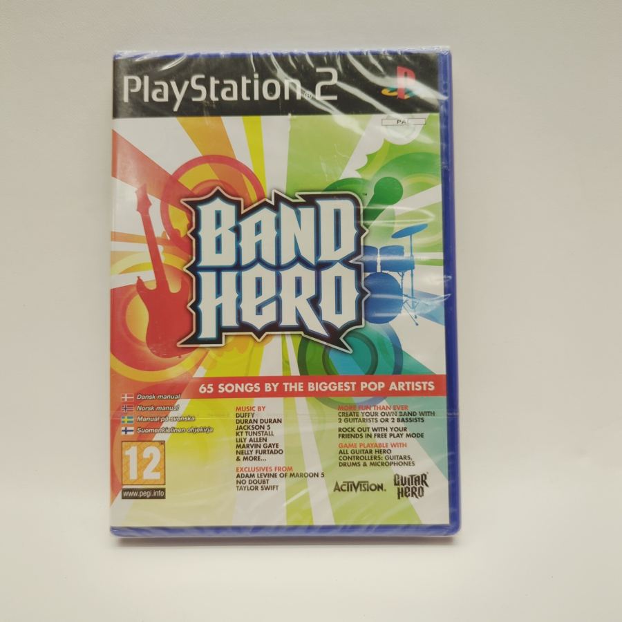 *NEW* BAND HERO (Sony Playstation 2, 2009) PS2 PAL Game - Factory Sealed