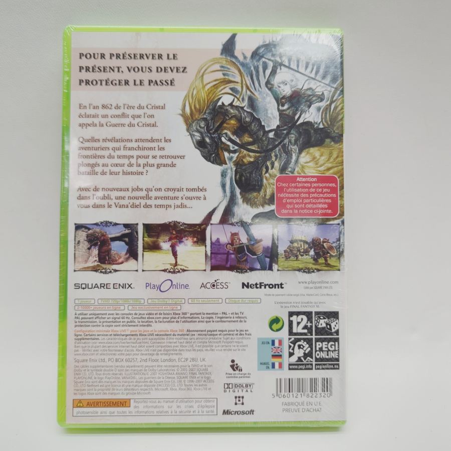 *NEW* Final Fantasy XI 11 Online Wings of the Goddess Xbox 360 (FRENCH cover ) – image 2