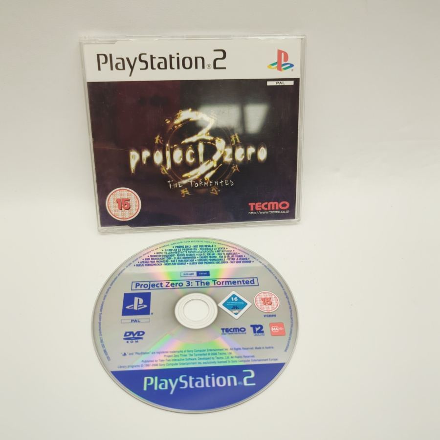 Project Zero 3 The Tormented PS2 PROMO Extremely Rare PS2 UK PAL TECMO FULL GAME