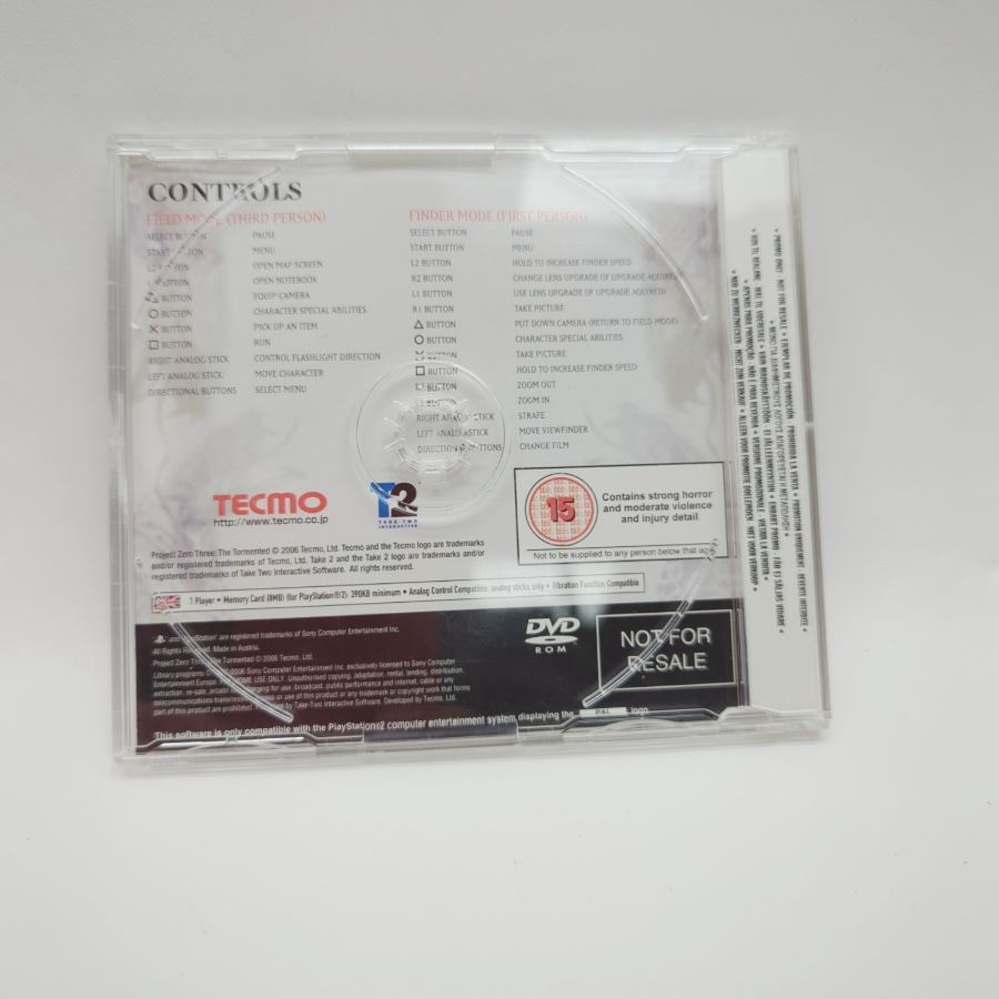 Project Zero 3 The Tormented PS2 PROMO Extremely Rare PS2 UK PAL TECMO FULL GAME – image 2