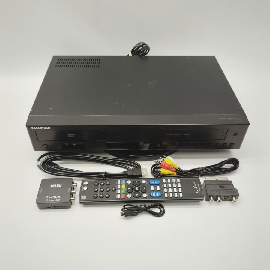 Samsung DVD-V6800 6 Head Hi-Fi Stereo VCR / DVD Recorder 19W - Black – image 2