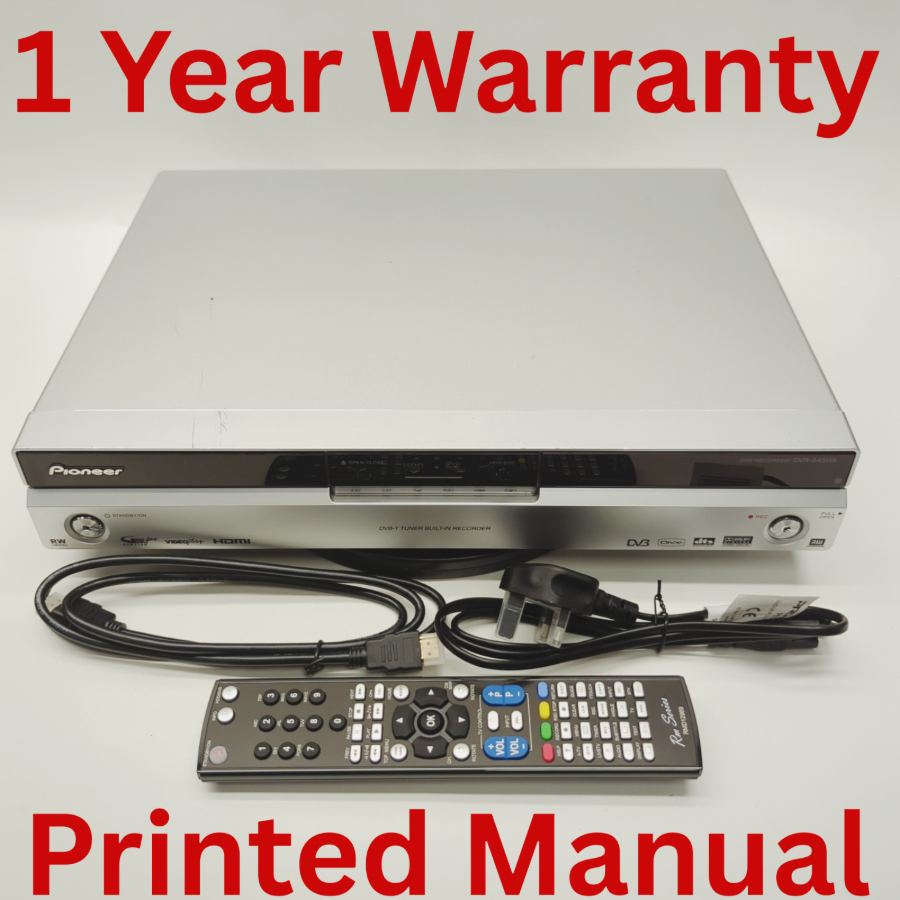Pioneer DVR-545HX-S 160GB Freeview HDMI Built in DVD Recorder - Silver