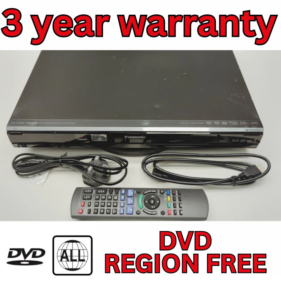 Panasonic DMR-XS350 Freesat 250GB HDD & DVD Recorder Ethernet Region Free