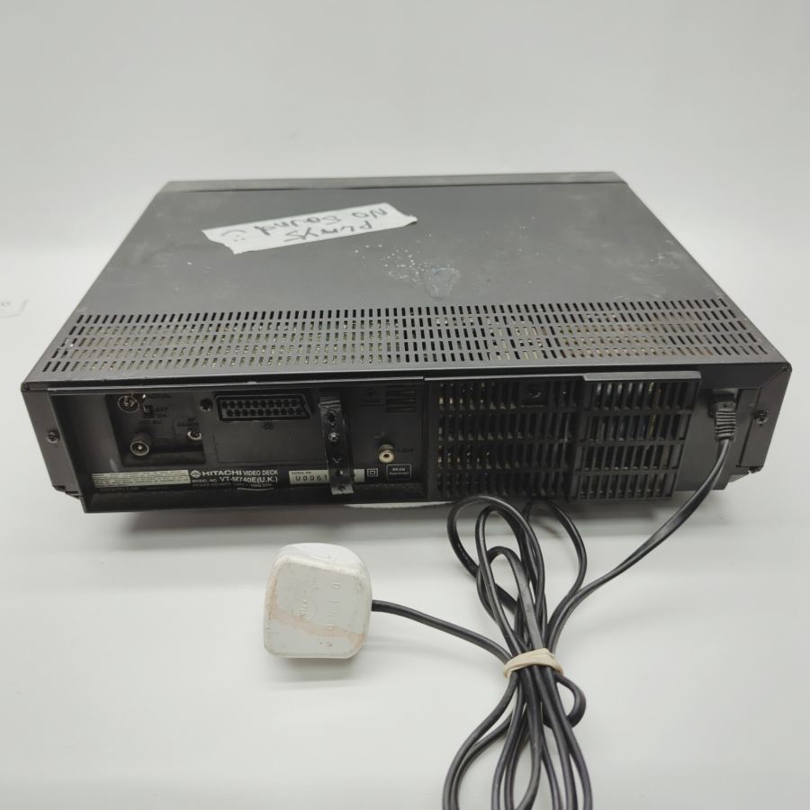 Vintage TV movie Prop Hitachi VT-M740E Black 4-Head VHS Video Tape Faulty – image 7