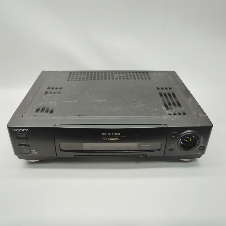 Sony SLV-E500 Black Wired 4-Head VHS Video Cassette Recorder 19W - Faulty
