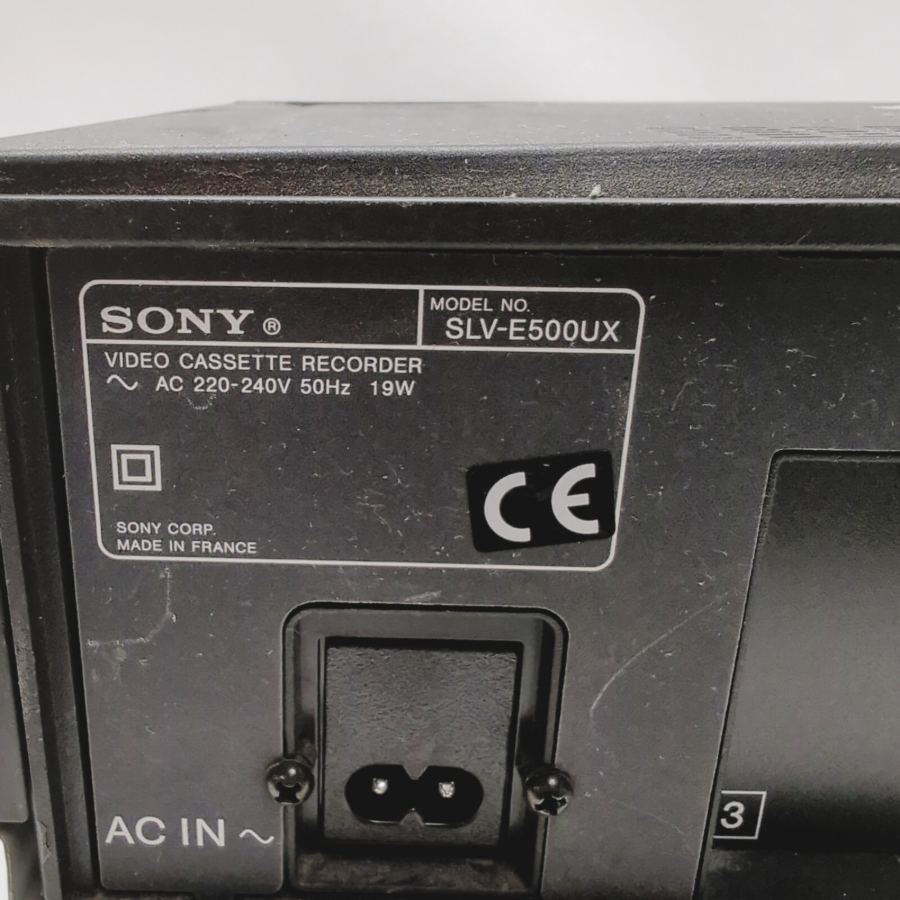 Sony SLV-E500 Black Wired 4-Head VHS Video Cassette Recorder 19W - Faulty – image 10