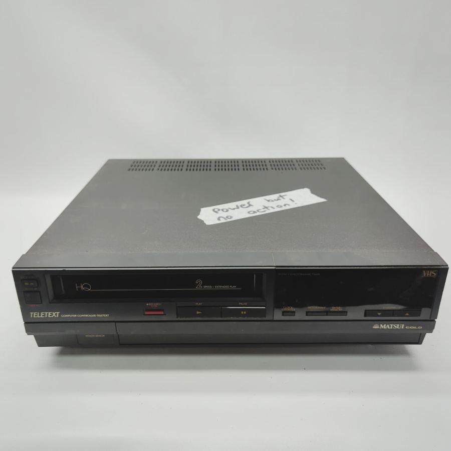 Vintage TV movie Prop Matsui VX850 Black Digital HQ VHS Video Cassette - Faulty