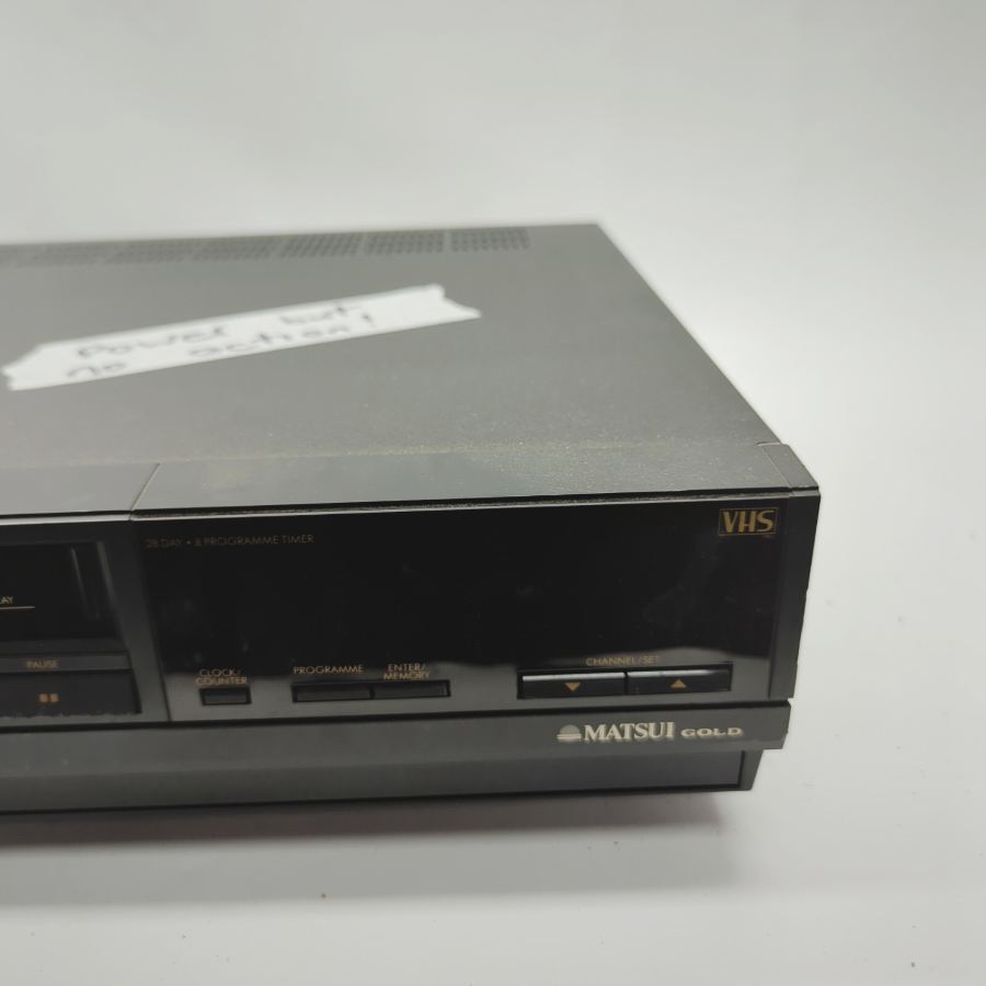 Vintage TV movie Prop Matsui VX850 Black Digital HQ VHS Video Cassette - Faulty – image 3