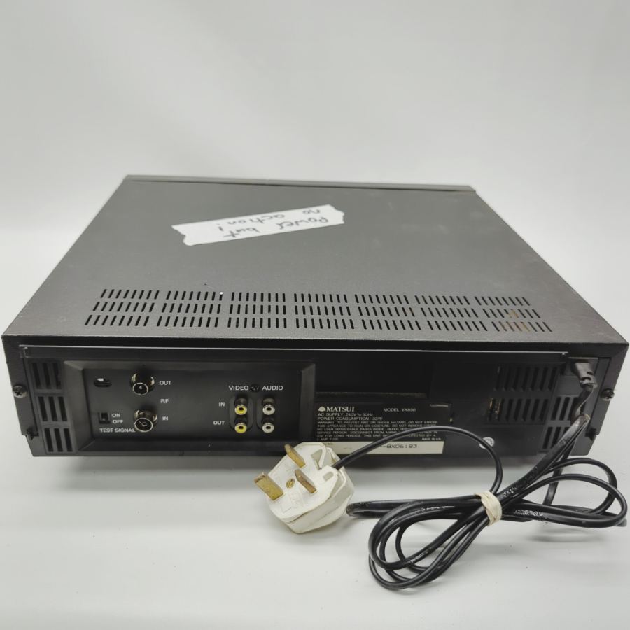 Vintage TV movie Prop Matsui VX850 Black Digital HQ VHS Video Cassette - Faulty – image 7