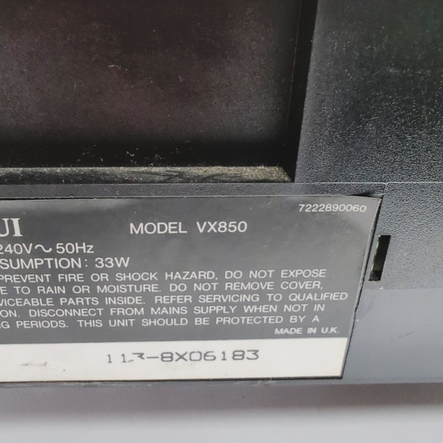Vintage TV movie Prop Matsui VX850 Black Digital HQ VHS Video Cassette - Faulty – image 10