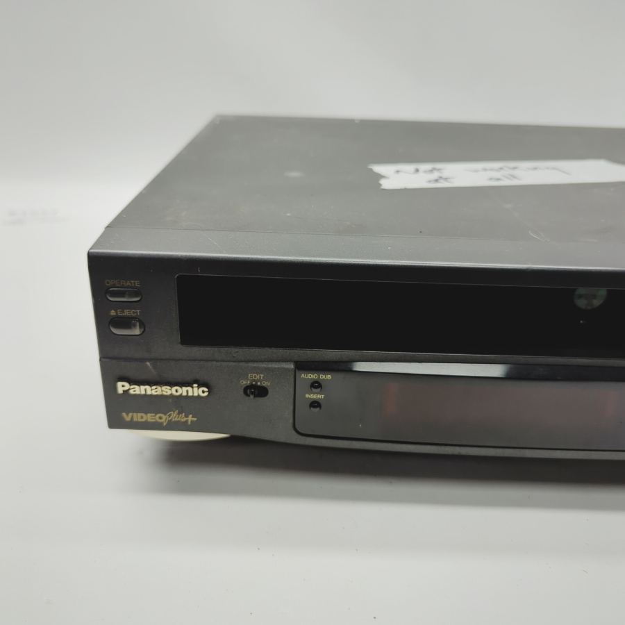 Vintage TV movie Prop Panasonic NV-SD40 Black 4-Head VHS Video Cassette Faulty – image 2
