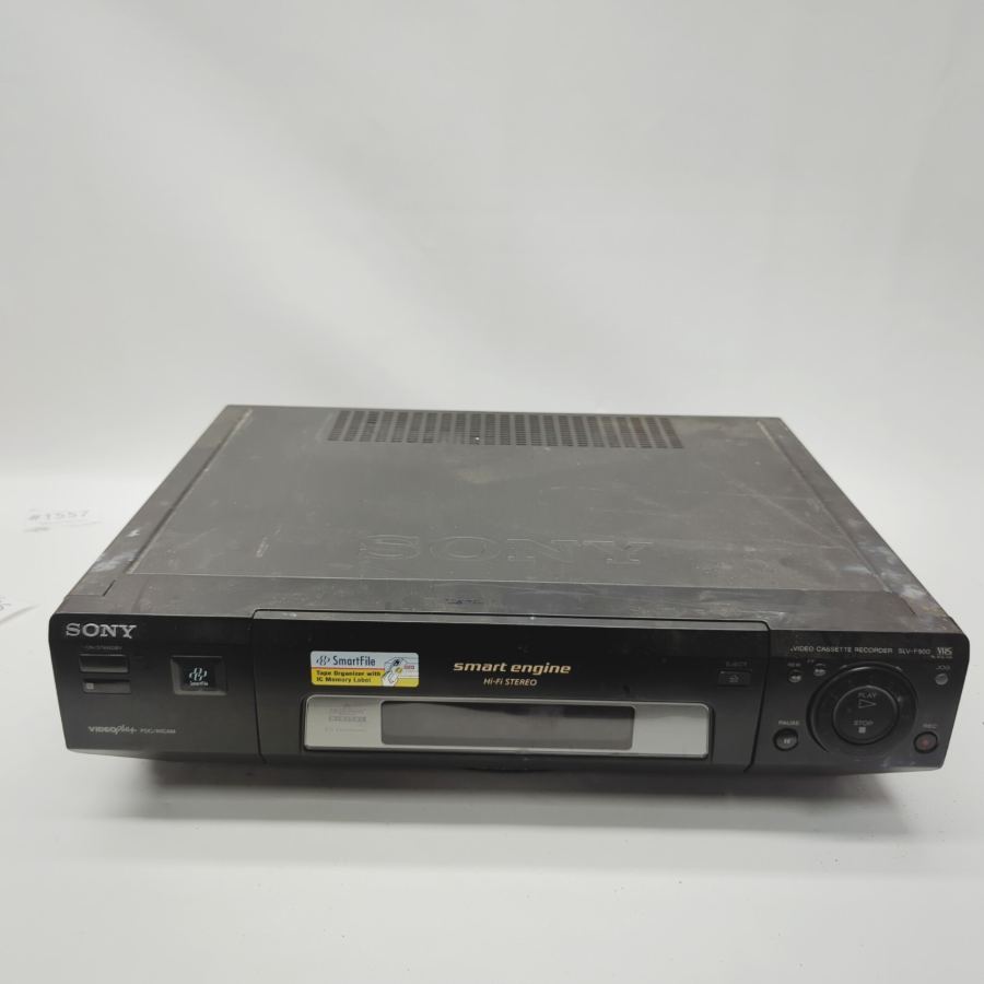 Sony SLV-F900 Black Hi-Fi Stereo VHS Video Cassette Recorder 25W - Faulty
