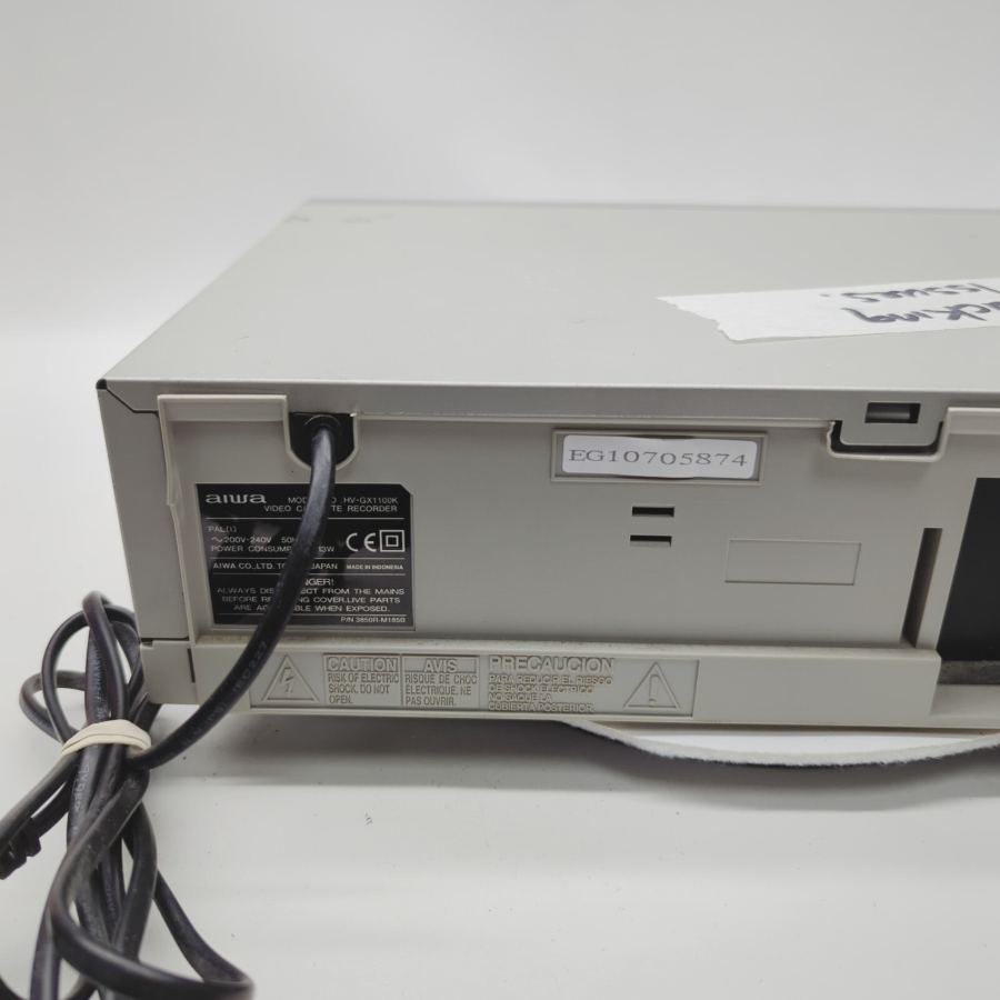 Aiwa GX1100 Silver High Quality VHS Video Cassette Recorder 13W - Faulty – image 9