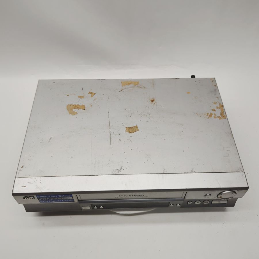 JVC HR-V705 Silver Hi-Fi Stereo Digital VHS Video Cassette Recorder 14W - Faulty – image 4