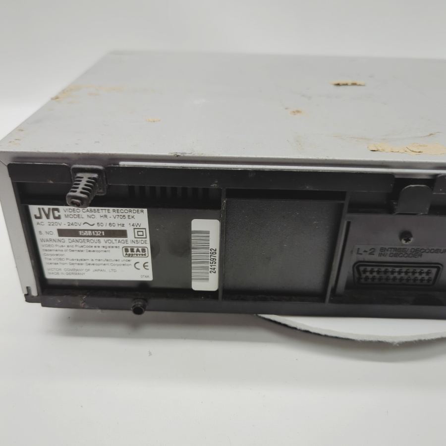 JVC HR-V705 Silver Hi-Fi Stereo Digital VHS Video Cassette Recorder 14W - Faulty – image 9