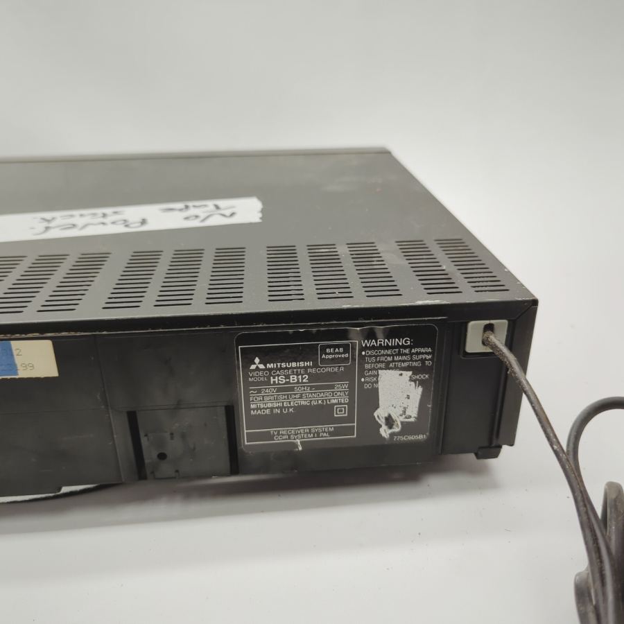 Vintage TV movie Prop Mitsubishi HS-B12 3-Head VHS Video Cassette Faulty – image 9