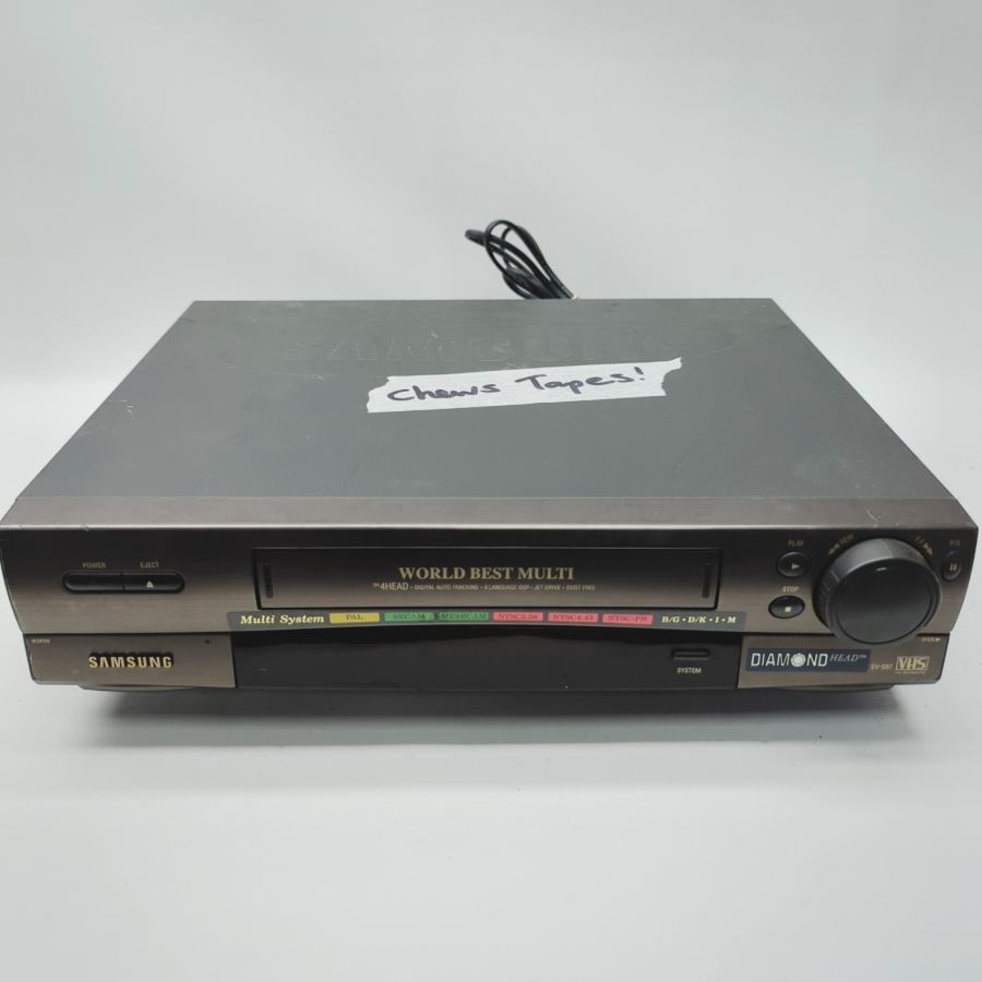 Samsung SV-S97 4-Head Digital VHS Video Cassette Recorder 20W - Faulty