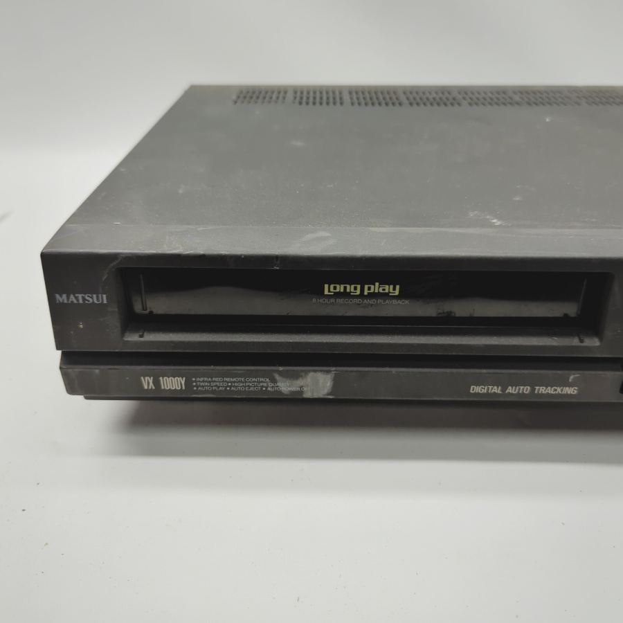 Vintage TV movie Prop Matsui VX-1000Y Black HQ VHS Video Cassette Faulty – image 2