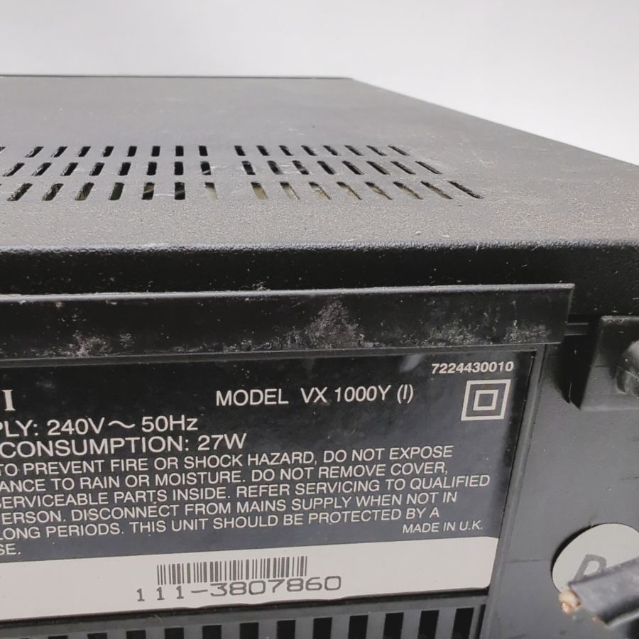 Vintage TV movie Prop Matsui VX-1000Y Black HQ VHS Video Cassette Faulty – image 10