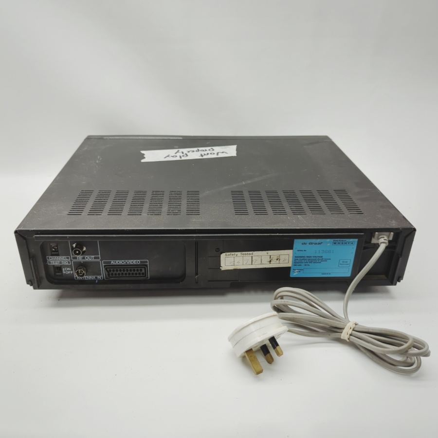 Vintage TV movie Prop De Graaf WHSHY4 Black 4-Head HQ VHS Video Cassette Faulty – image 7