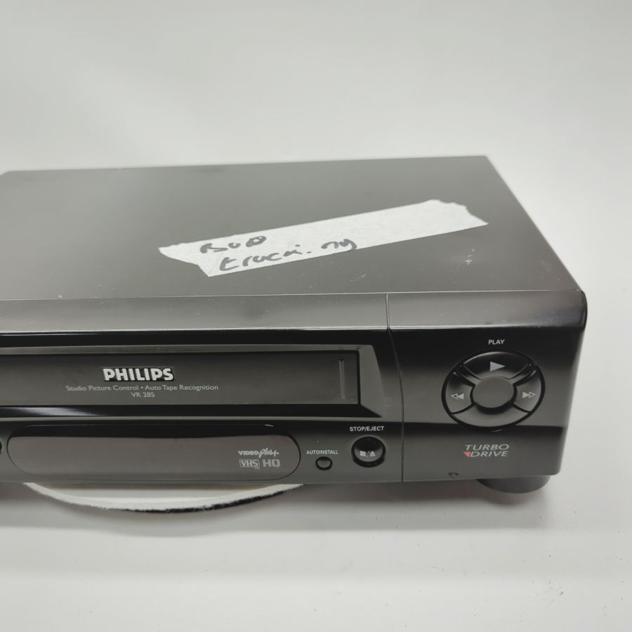 Philips VR285/05 Black Wired HQ VHS Video Cassette Recorder - Faulty – image 3